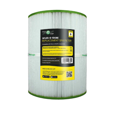 FilterLogic SFL65-8-10OBE Spa Hot Tub Filter Compatible with Pleatco PWK65