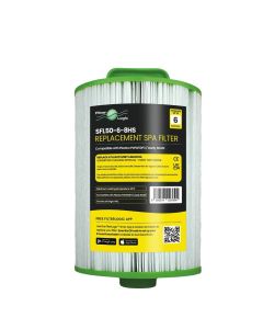 FilterLogic SFL50-6-8HS Hot Tub Spa Filter Compatible with Pleatco PWW50P3